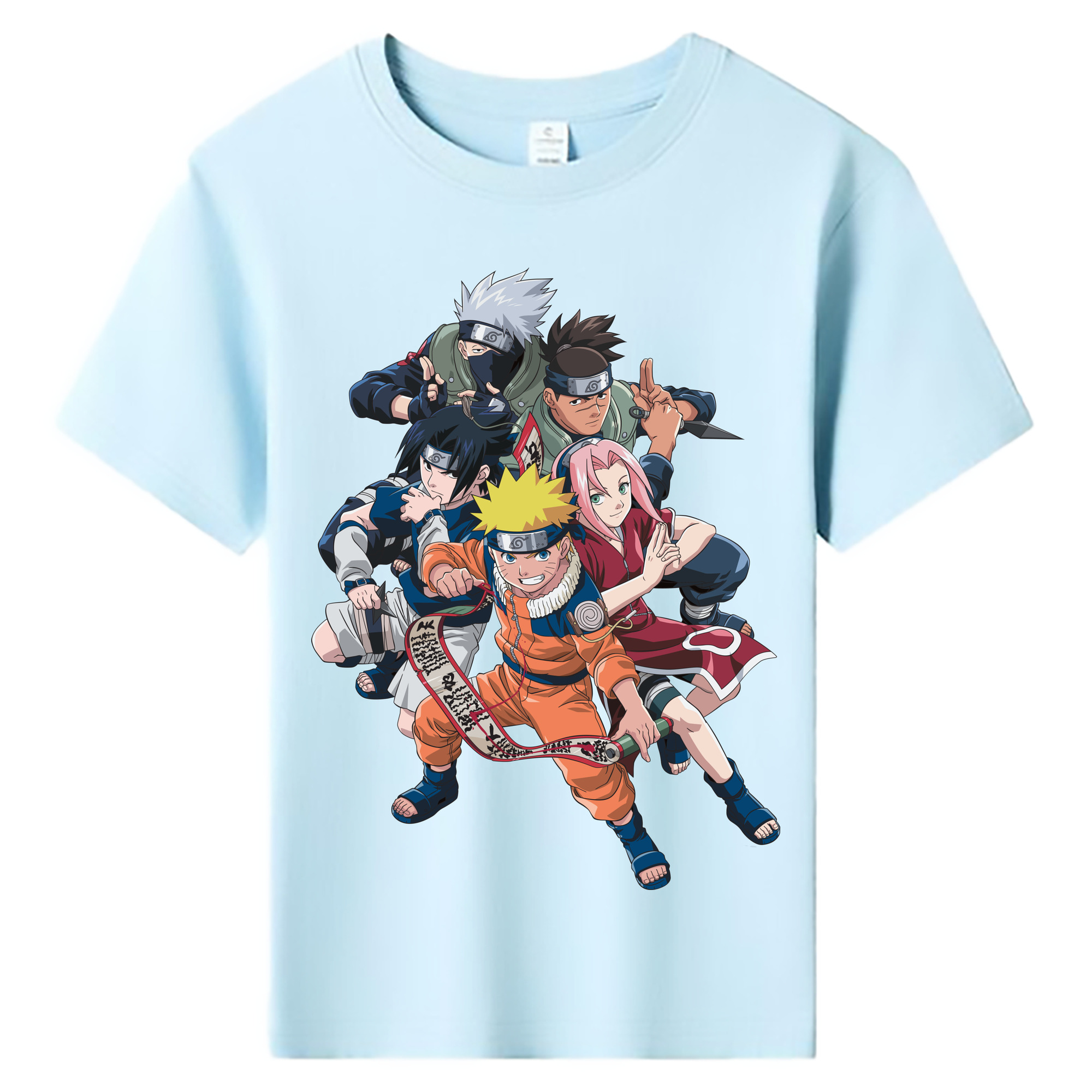 （画像用） NARUTO -ナルト- うずまき ナルト Uzumaki Naruto 綿100％キッズTシャツ（フロントプリント）